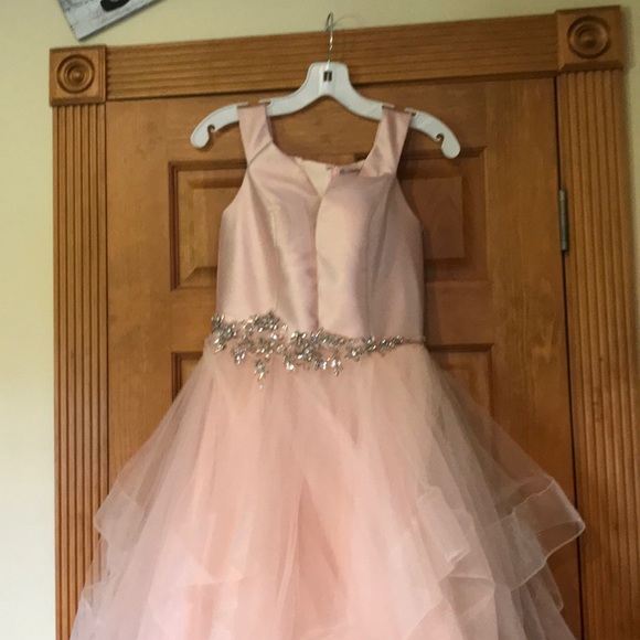 Pink Beautiful Prom Dress - Picture 2 of 8